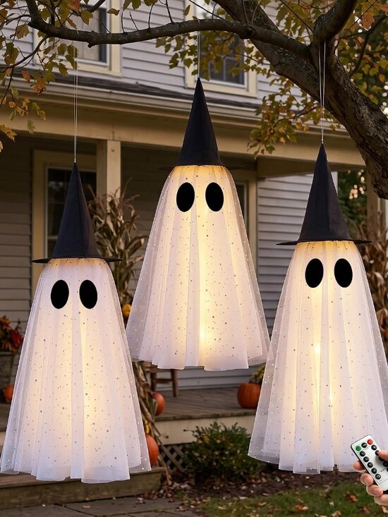 Other - Halloween Ghost Decorations Outdoor, Halloween Hanging Ghosts Decorations